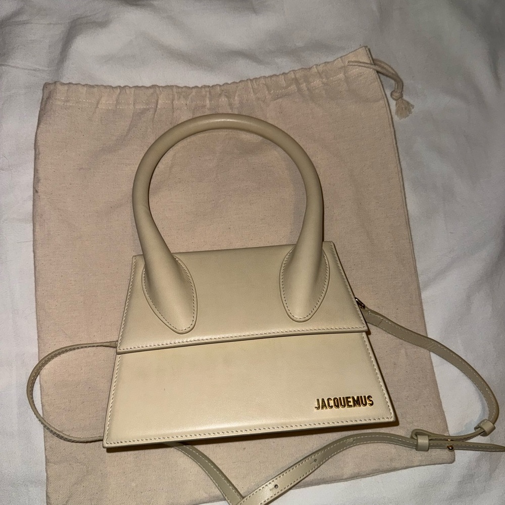 Jacquemus Beige Le Grand Chiquito Bag (authentic, leather)